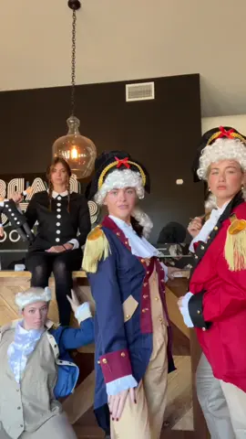 Work fit @Mane Station #halloweencostume #wednesdayaddams #foundingfathers 