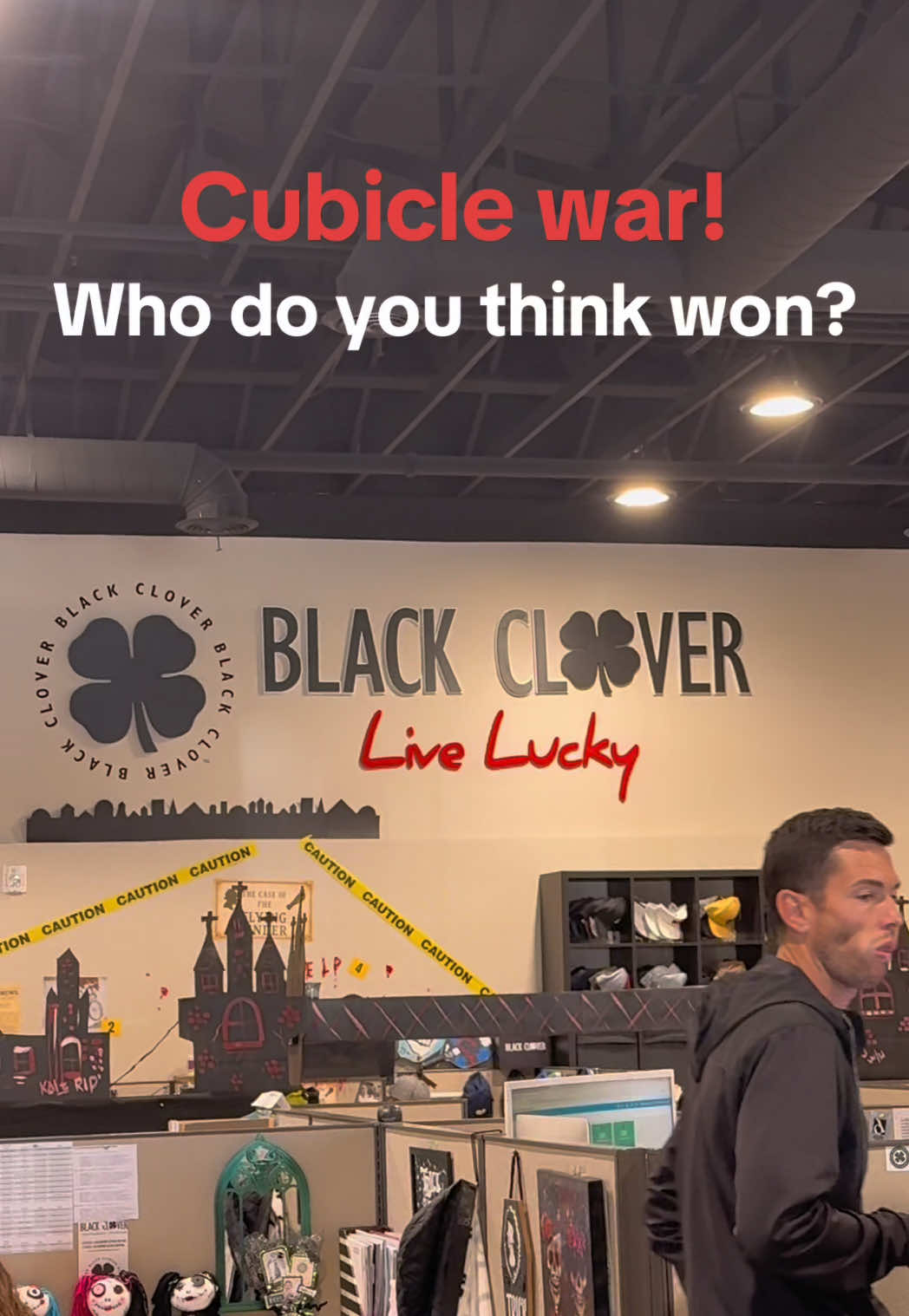 Happy Halloween 🎃 #blackcloverlivelucky #officelife #trending #foryoupage #halloweendecorations 