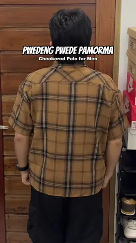 POLO SHIRT IS GIVING #fyp #poloformen #checkeredpolo #croptopmen #BauduccoLover 