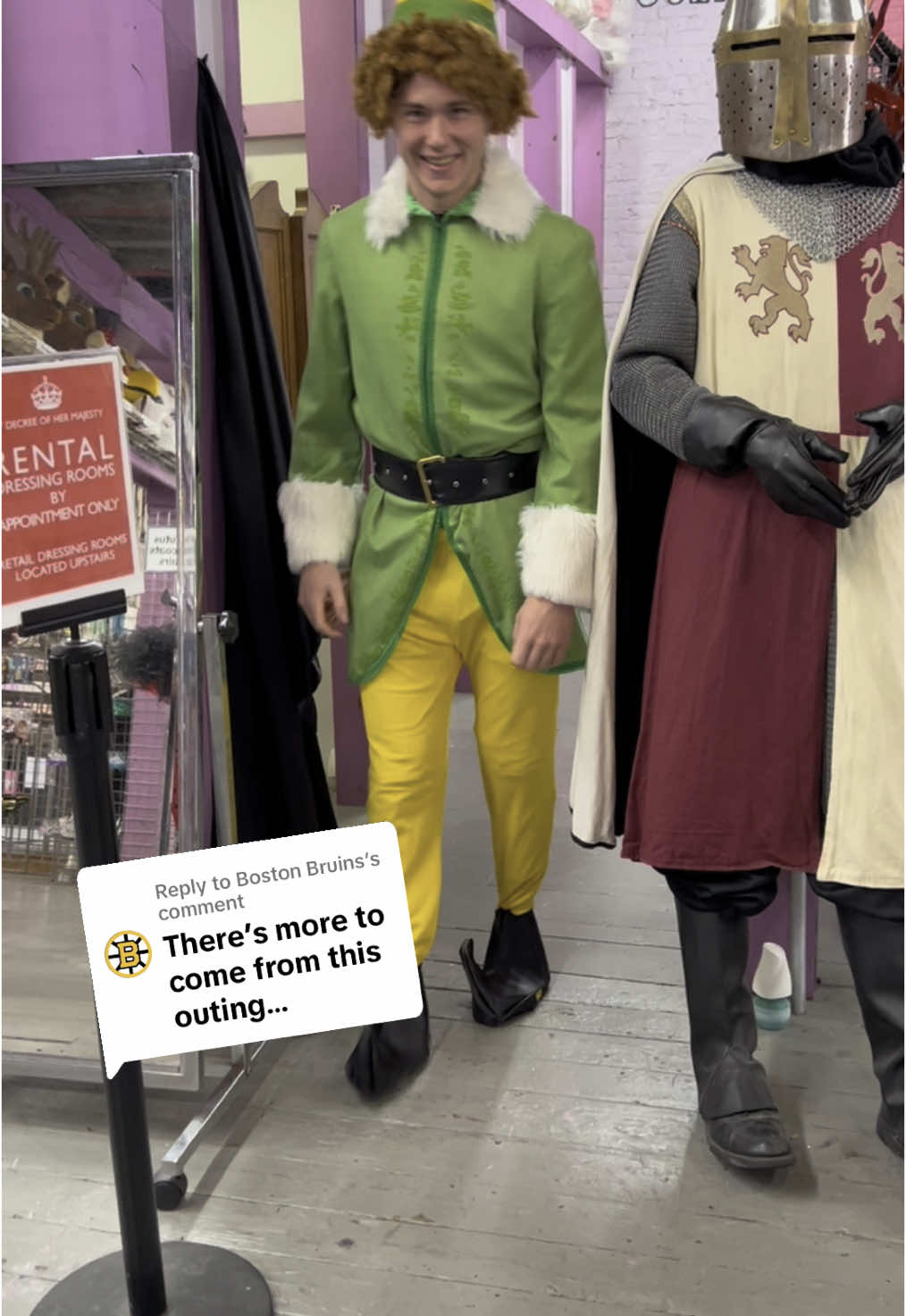 Replying to @Boston Bruins Buddy….Christmas at Halloween? #NHL #bruins 