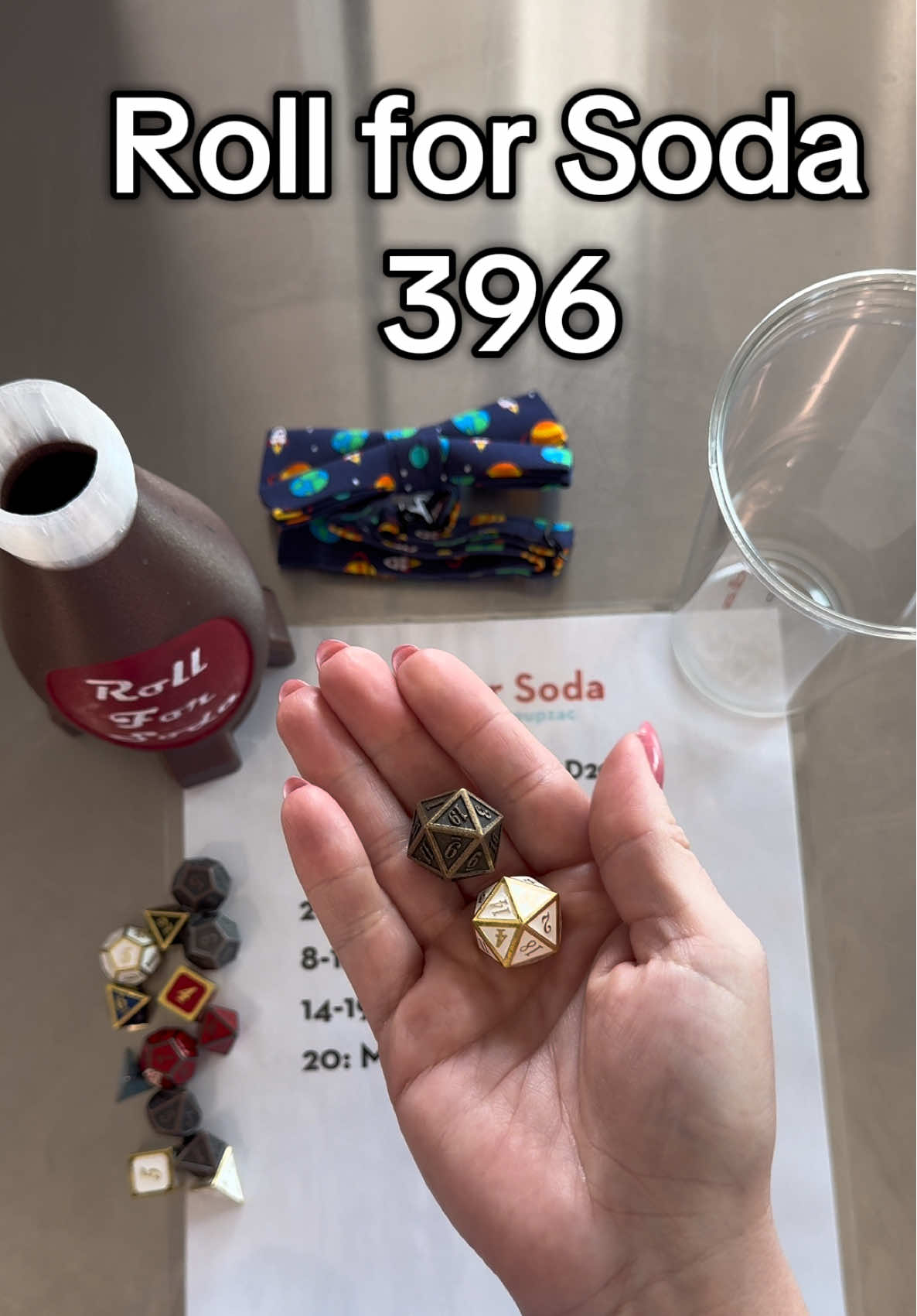 10/31/25 - Roll for Soda 396 - Happy Halloween! Post your costume for a shot at a syrup! Are you so excited for today? Winner of the last giveaway will be announced in stories today so check it out! Happy Anniversary Alicia and her Husband! Happy Birthday Jordyn! Happy Anniversary Allison and Colton! #tasty #Foodie #rollforsoda #dnd #drinks 