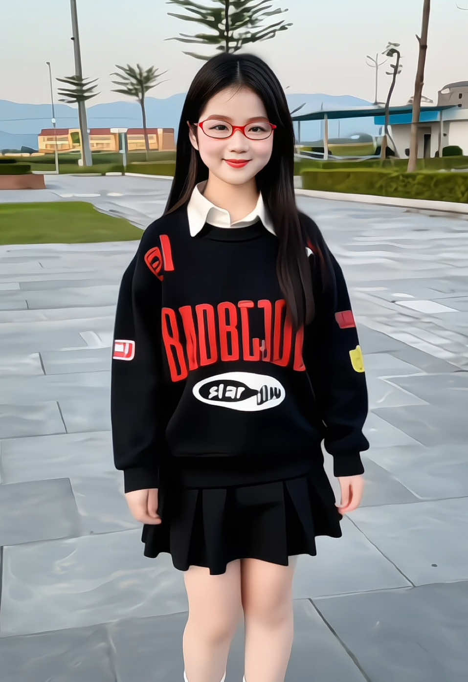 Áo nỉ cổ tròn cho bé số 91, áo nỉ chất lót lông cáo trẻ em#thoitrangtreem #bodaitaychobegai #setaovaychobe #bothudong #bodaitaychobe 