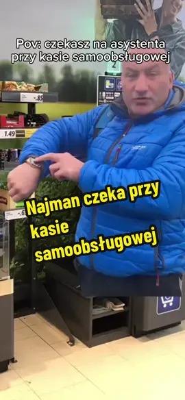 Zawsze to samo, jak trzeba to nikogo nie ma przy kasach czysto Biedronka czy Lidl. Najman nie będzie czekał na nikogo  #lid #biedronka #najman #stanowski 
