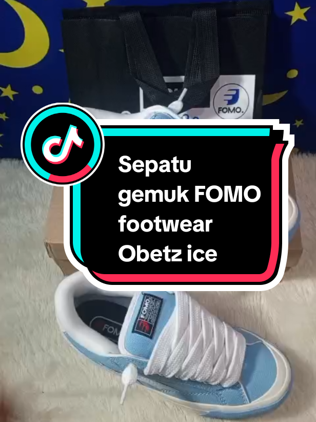 Sepatu Gemuk FOMO footwear Obetz ice BLUEE 🥶💙🔥🔥 #fyp #berandatiktok #sepatugemuklokal #sepatusneakers #fomofootwear 