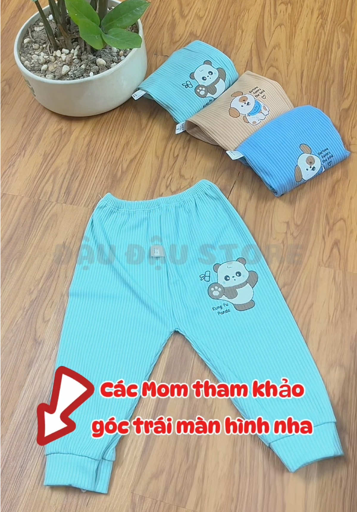 Quần dài tăm lạnh thu đông cho bé 3-15kg #xuhuongtiktok #nganhhangmevabe #quandaithudongchobe #videohangthoitrang #tiktokshop 