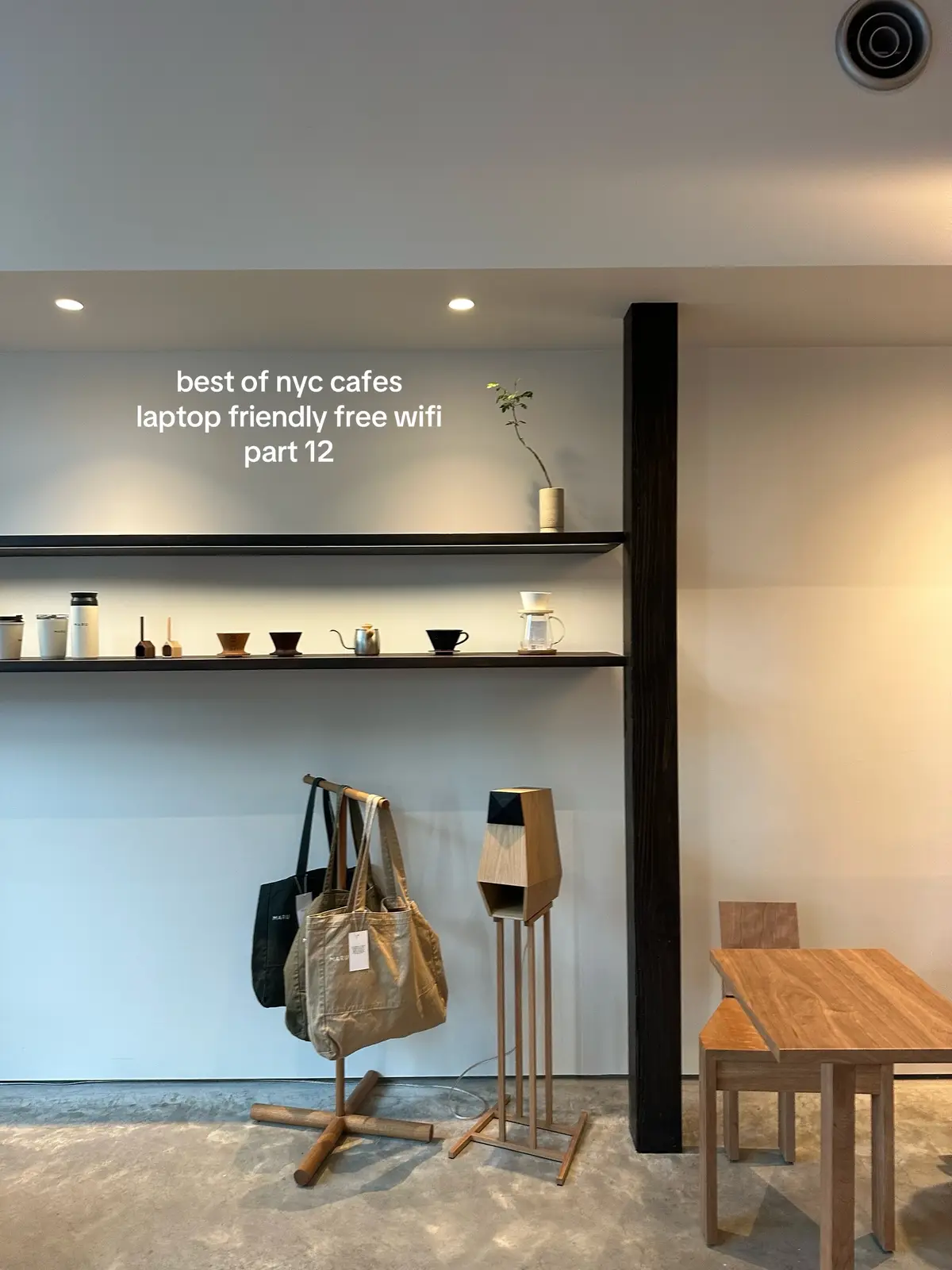 laptop friendly free WiFi #nyc #workfromhome #coffeeshop #nyccafe #coffee 