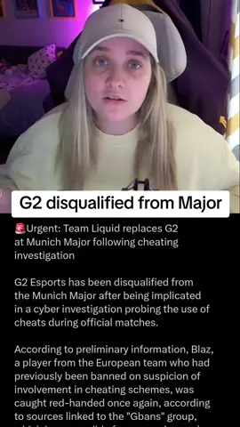 G2 removed from the major... This is not true. #RainbowSixSiege #R6News #TitaniumRolo 