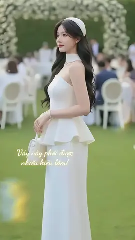 Váy lụa đa năng phối nhiều kiểu 👗 Dễ mix, tôn dáng! Vào giỏ hàng xem nha #chanvay 