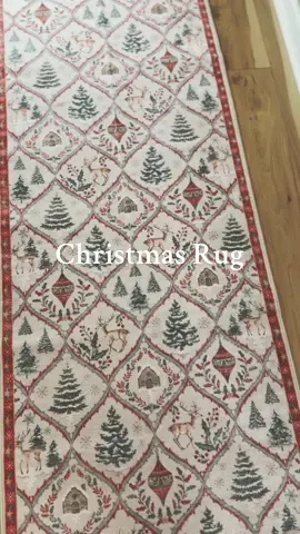 This Christmas rug has now been put out. It’s officially Christmas season 🦌 #christmasrug #christmasdecor #tiktokshopcybermonday #tiktokshopblackfriday 