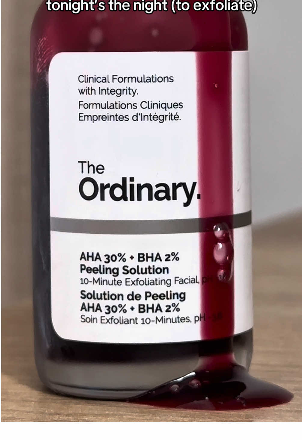 scare ya man with this masque TONIGHT 🩸 #theordinary #halloween #ahabhapeelingsolution #fyp #dexter 