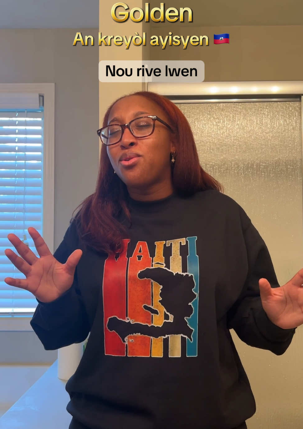 Golden ✨ in Haitian Creole 🇭🇹 #golden #kpopdemonhunters #kpop #songcover #haitiantiktok #haitiantiktok🇭🇹 #haitiancreole 