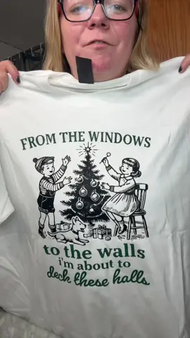 I am already on to #christmas 🤣 #deckthehalls #christmasshirt 