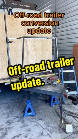 Here’s some progress videos of the off-road overlanding trailer conversion. It started taking shape once we added the front compartments to it. Added some of the accessories. Painted the wheels black and got some knarly mud tires. 😎👍🏻 Time to build some doors and get it sealed up. #authentichomes #offroadtrailer #overlanding #lifted 