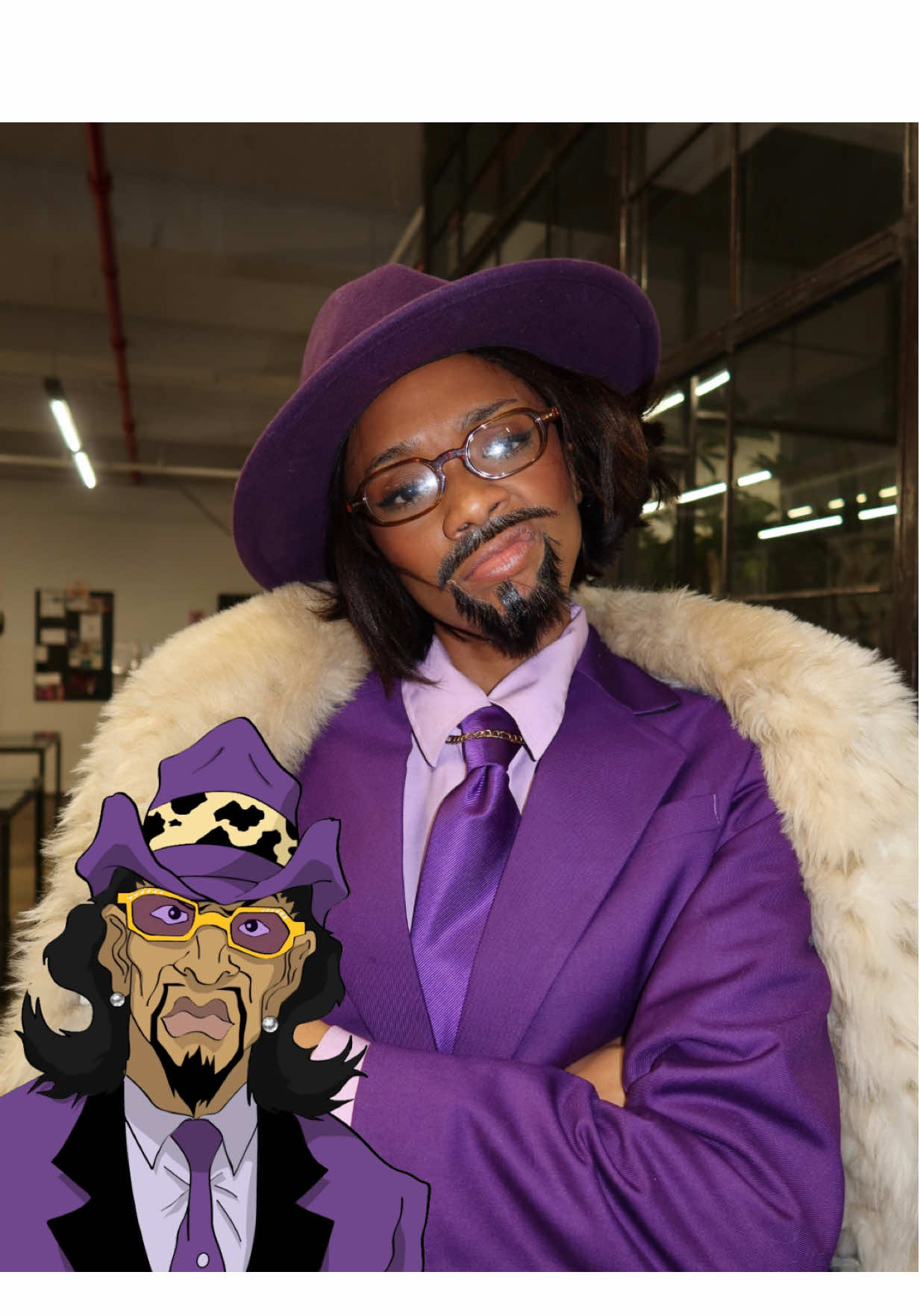 It’s hard out here for a pimp 😔💰 #pimpnamedslikback #OOTD #fashion #halloween 