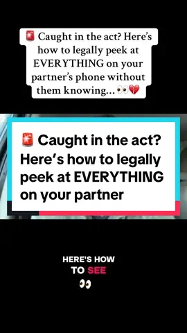 🚨 Caught in the act? Here’s how to legally peek at EVERYTHING on your partner’s phone without them knowing… 👀💔 Watch NOW before they delete it! ⏰ #Cheating #Cheaters #RelationshipAdvice #RedFlags #Infidelity 