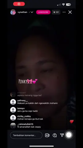 Mohon di mengerti dan pahami ya teman’spread love🥰🩷#live #aryamohan #moqeel #asmaragenz #cepy 