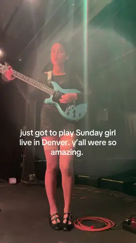 Show 3 done !! Thank you Denver !!  #sundaygirl #manifesting #nikorubio #indierock 
