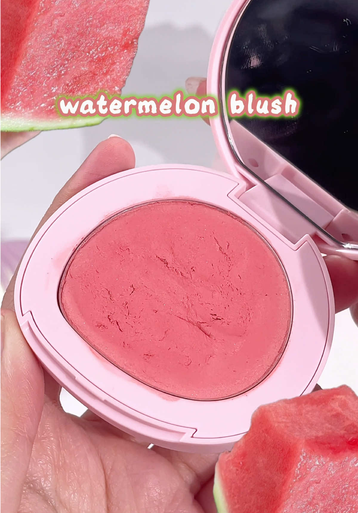 Watermelon blush 😳😳🍉 #barenbliss #barenblissID #JoyfulCleanBeauty #blush #watermelon 