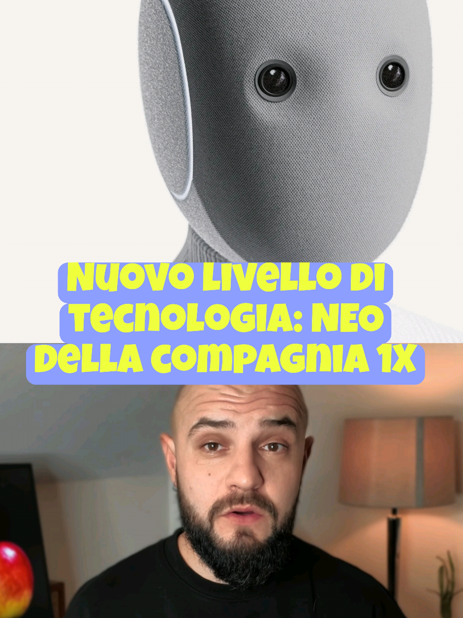 Nuovo livello di tecnologia: NEO della compagnia 1X #italy #tecnologia #innovazione #neo #scienza 