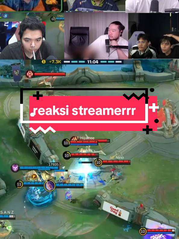 Reaksi para restreamer ONIC melaju ke M7🔥 #DynamicMPL #MPLRestreamer #ONIC #AE #WellPlayed 