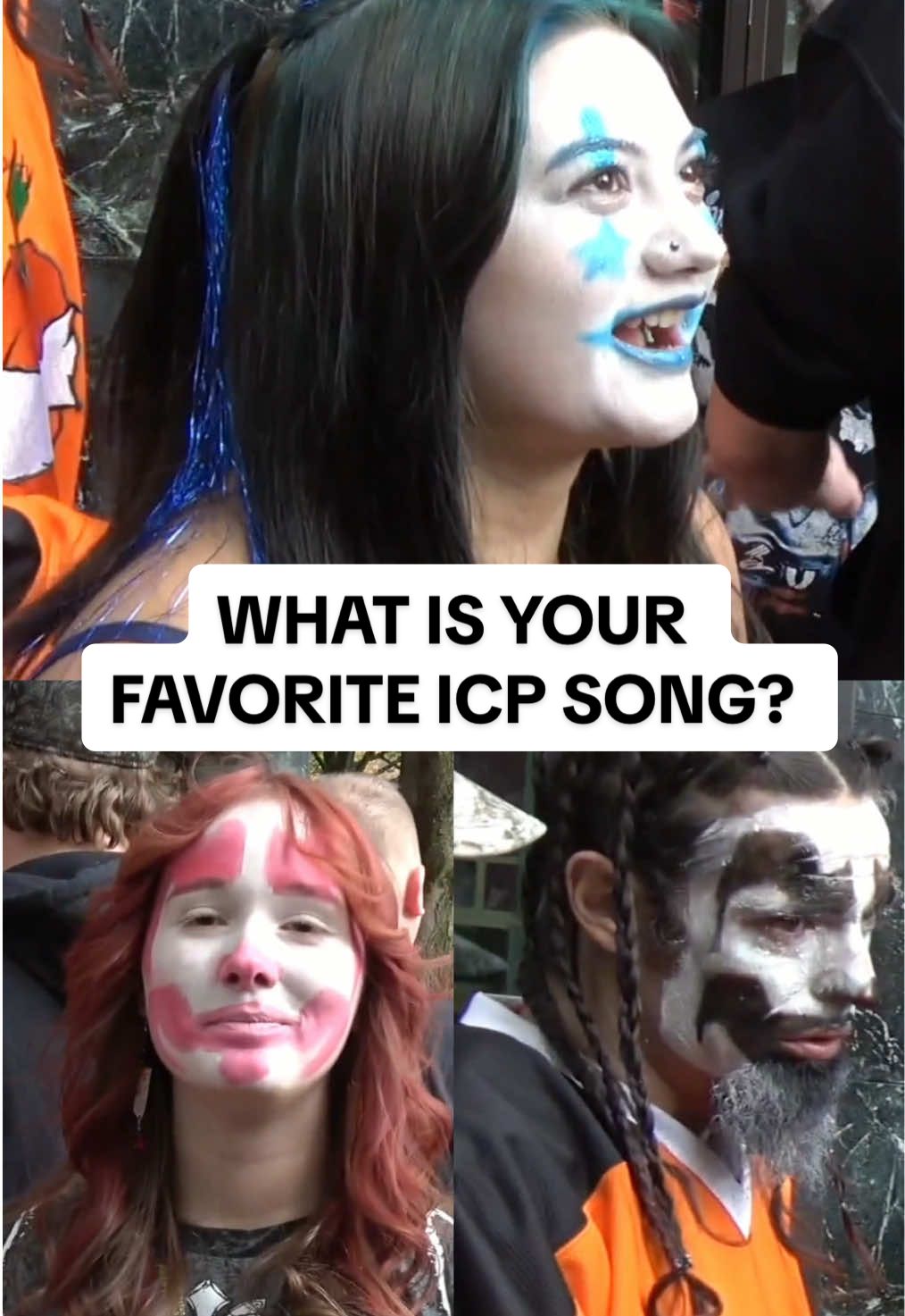 Favorite ICP Song of All Time? These Juggalos let us know! #insaneclownposseicp #juggalo #juggalofamily #juggalos #juggalette 
