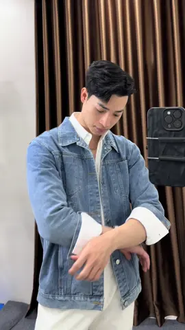 khoác jean phối kiểu badboy #tupolice 