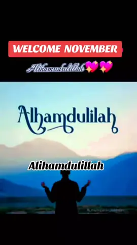 Alihamdulillah a blessed new month of November #fyp#foryou #foryoupage #november #nambiasnat 