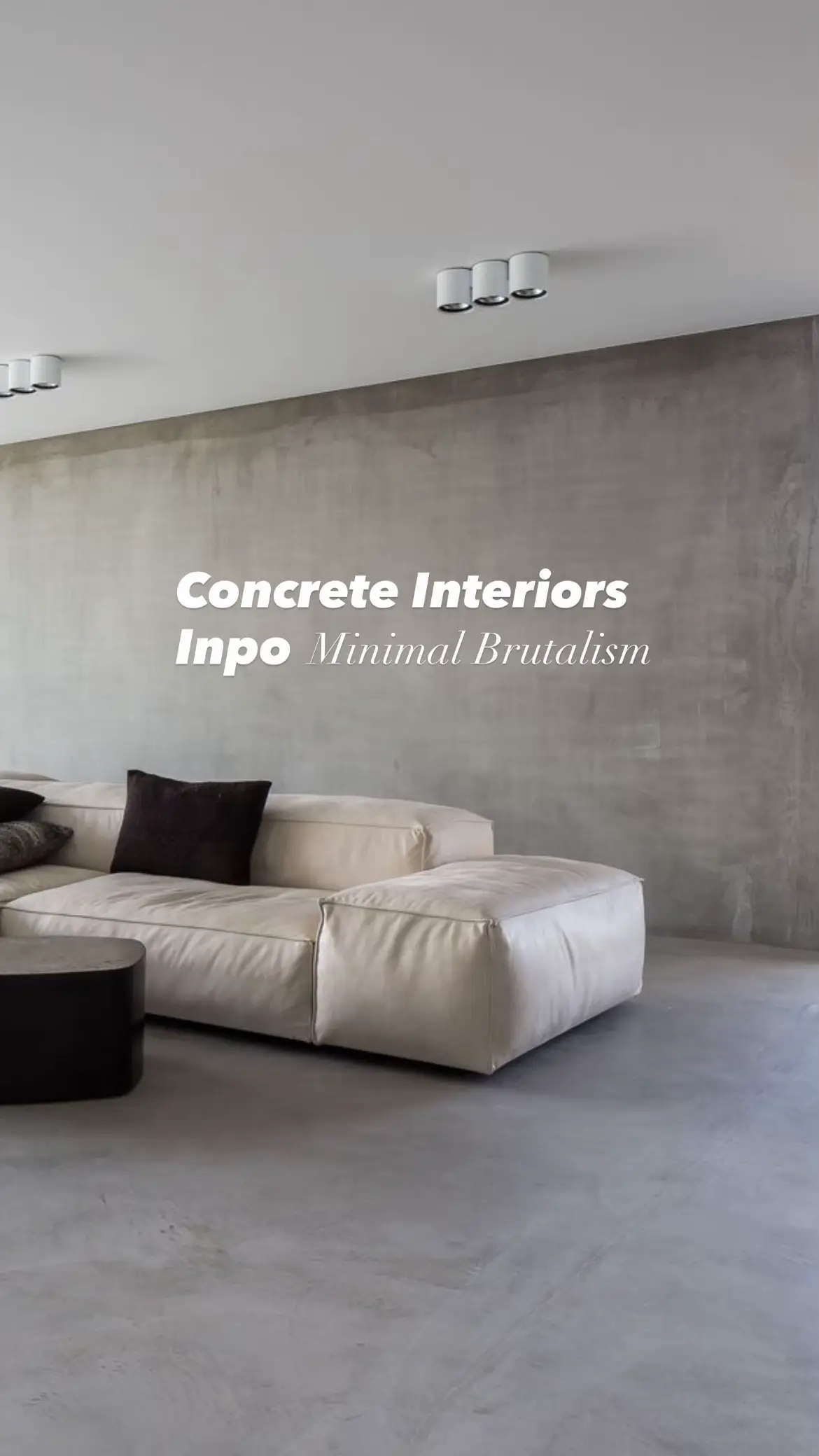 The essence of brutalism lies not in heaviness, but in truth. Concrete walls and floors remind us that beauty can be found in restraint, in the balance of rough and refined. Light shifts across the surface, revealing depth and warmth where you least expect it. It’s minimalism with soul, raw, imperfect, and deeply human. #concrete #interiordesign #interieur #decor #fyp