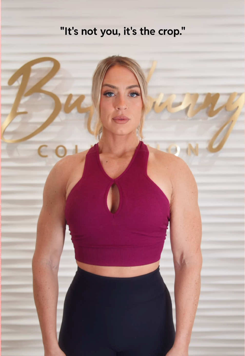 From high neck to plunge - it’s all about finding your shape! 🤝✨ #sportsbra #activewear #gymgirl #buffbunnycollection 