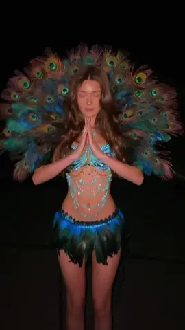 It’s showtime😉✨🦚happy Halloween!! #costume #halloween #peacock 