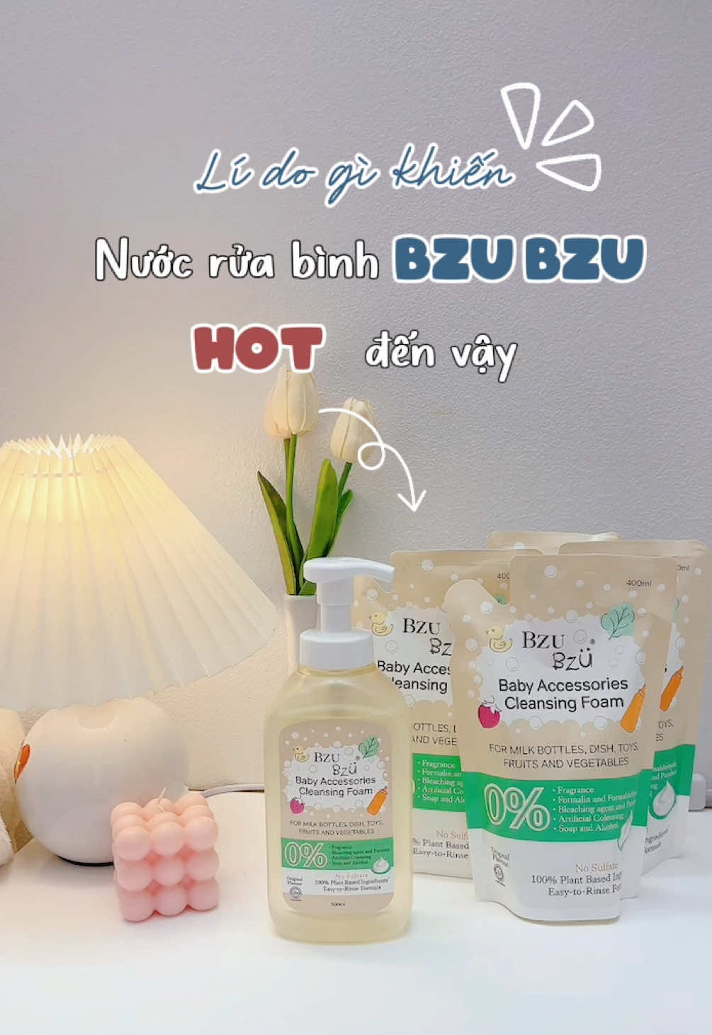 Giải mã tại sao nước rửa bình Bzu Bzu lại hot tới vậy nè mí bà, còn lí do gì nữa ko ta🙆🏼‍♀️ #bzubzu #nuocruabinhsua #nuocruaraucu #nuocruabinh #mevabe 