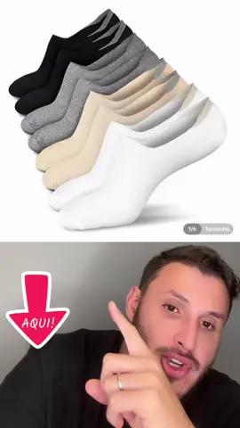 Kit 12 Pares Meia Sapatilha Invisível ✅👍🏻