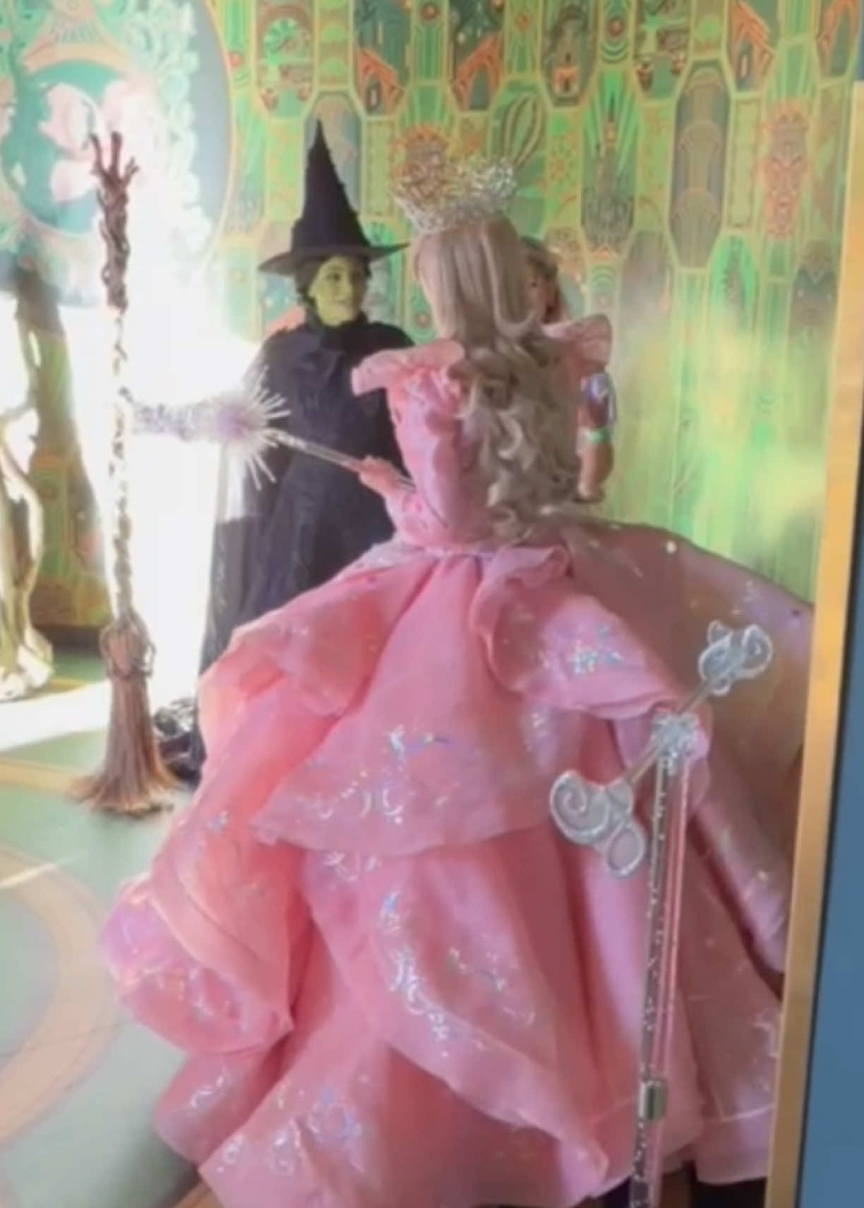 “Wicked: For Good” authentic costumes + new merchandise and treats are now at Wicked: The Experience inside Universal Studios Florida. Costumes include those worn by Cynthia Erivo as Elphaba, Ariana Grande as Glinda, Jonathan Bailey as Fiyero, Michelle Yeoh as Madame Morrible, and Jeff Goldblum as the Wizard. You can find this walkthrough space at Universal Studios Florida near the front of the park. The exhibit, store, and treat location are all in one building. You might even see Elphaba and Glinda themselves show up for a meet & greet, too. “Wicked: For Good” is in theaters November 21. Follow @attractions for theme park news, videos, and history from Universal, Disney, and independent attractions around the world. #wicked #wickedforgood #elphaba #glinda #fiyero