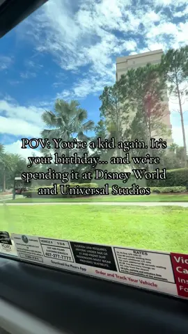 POV: You’re a kid again. It’s your birthday… and we’re spending it at Disney World and Universal Studios #universalstudios #disneyworld #florida #waldorfastoriahotel 