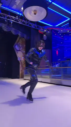 heard you guys needed a hero this halloween xx #nightwing #richardgrayson #figureskater #dccomics #cosplay 