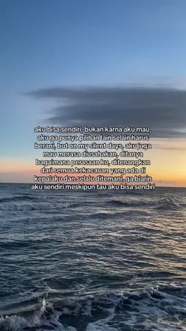 Harus selalu kuat kan #fyp #soundviral #sea #qoutes #pantai 