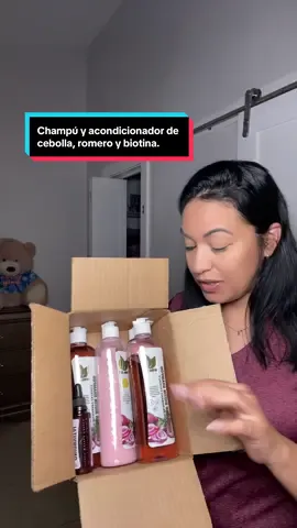 Champú y acondicionador de cebolla, romero y biotina.#paratiiiiiiiiiiiiiiiiiiiiiiiiiiiiiiiiii #champu 