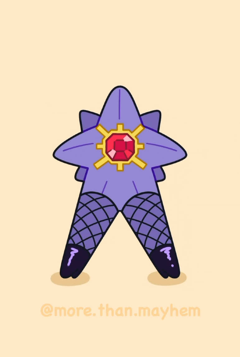 Here comes the hurricane starmie!💅🏻⭐️ #pokemon #pokemonza #PokemonLegends #megaevolution #megastarmie #starmie #mega #nintendo #animation #starman #patrickstar #ultraman #animation #procreateart #procreateartist #procreateanimation #anime #smallartistsupport 