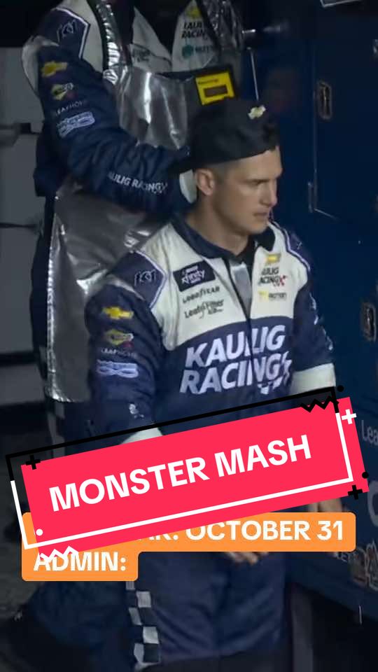Our Halloween jam #NASCAR