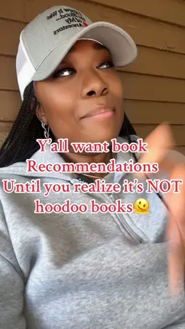 People always say “drop the book list” until they realize I’m not giving Hoodoo book recommendations. I’m not contributing to the trend of turning an ancestral practice into an open debate for the internet. Most of those books y’all love are just Wicca with a different cover anyway. #booktokrecs #hoodootok #hoodoopractitioner #growthtiktok 