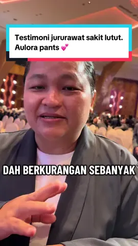 Jururawat Sakit lutut. Skeptical , dulu tak percaya 😬. Lepas 5 hari pakai aulora pants dah kurang sakit . Jom dengar 🤩 #aulorapants #auloratestimony #pakarmembinarangkaian #kneepainrelief 
