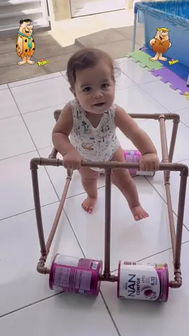 Carrinho/Andador feito com cano de pvc