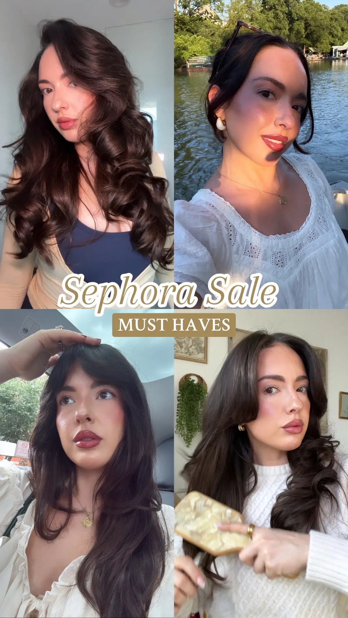 the perfect mix of clean girl & high end makeup 🪽✨ if this is your vibe welcome to my page! so you're here 🧚🏻 do we want to see haircare/skincare next? @rhode skin glazing mist @Iconic London underglow blurring primer  @Dior foundation stick & face glow palette @Westman-Atelier face trace contour & bronzer sticks + lit up highlight stick @Saie dew blush & super suede powder blush @Hourglass Cosmetics concealer, pressed powder & powder bronzer @makeupbymario setting powder & master mattes eyeshadow palette @Huda Beauty lip contour stain @makeupforever artist pencils @LAWLESS Beauty forget the filler lip glosses #sephorasale #sephorasalepicks #makeuprecomendation #cleangirl #highendmakeup 