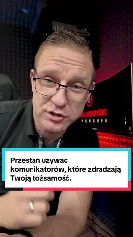 Przestań używać komunikatorów, które zdradzają Twoją tożsamość. . . . #komunikator #prywatność #cyberbezpieczeństwo #cyberedukacja 