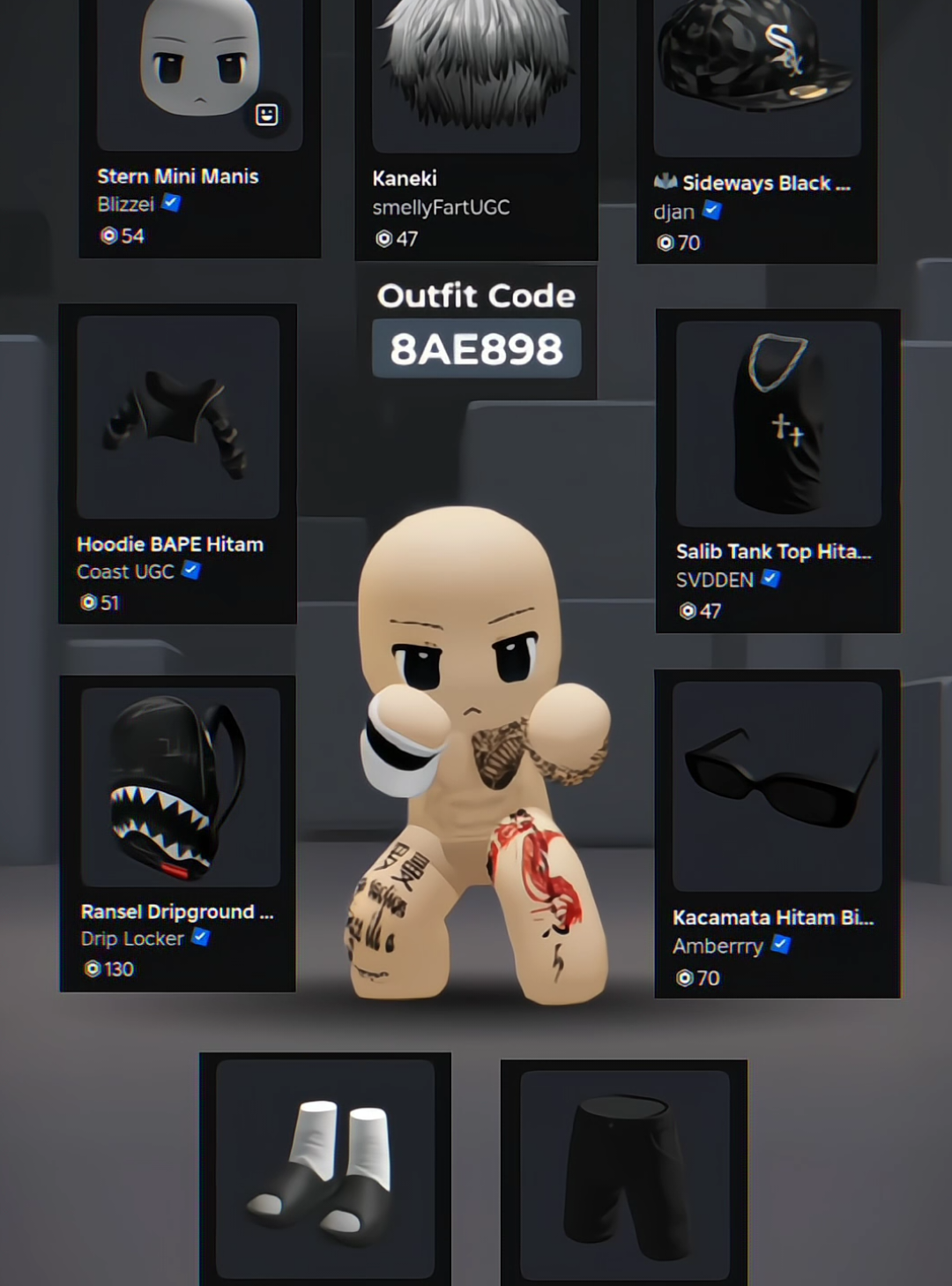 Membalas @zaaast_ nihh yang minta spil ootd bogel ganteng 😎🤙 #roblox #outfit #avabocil 