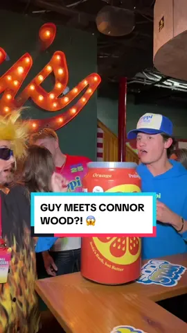 and always with an orange poppi in hand, and @Connor Wood 🐸 not too far behind! 🍊 #drinkpoppi #poppisoda #sodasback #poppi #collegetour #connorwood #foryoupage #fyp #fy 