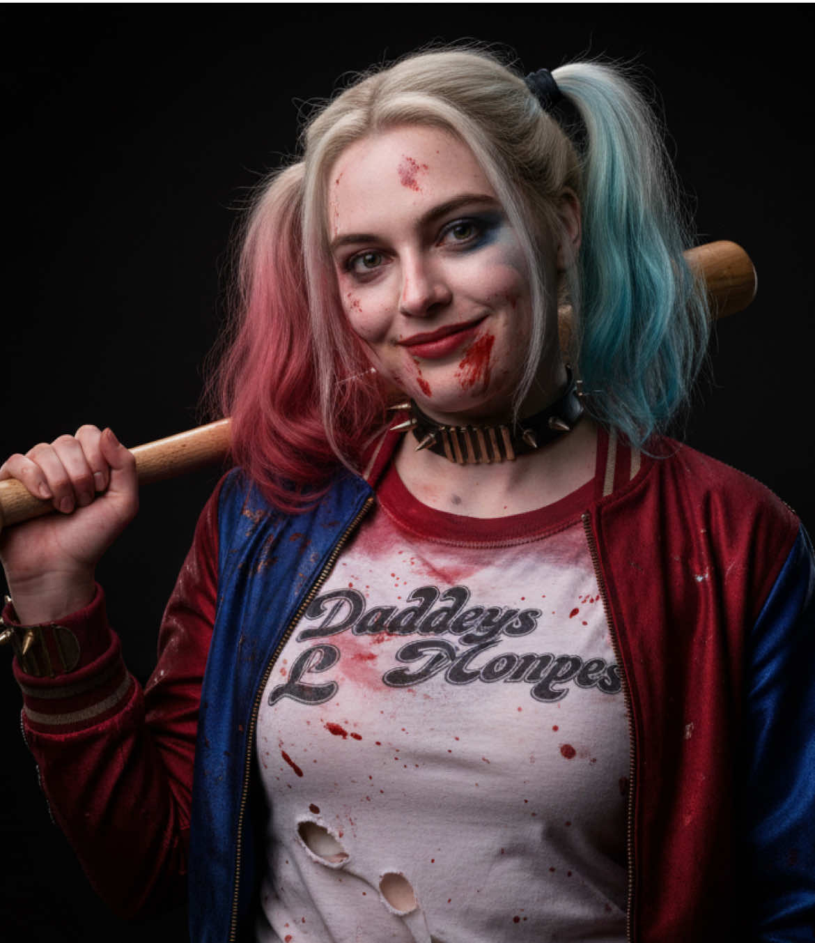 💋 J’ai demandé à l’IA de me transformer en Harley Quinn… résultat : trop réaliste, ça fait peur 😂 Et toi, tu veux voir quelle version de moi ensuite ? 👀 #h#harleyquinnt#transformationiad#dcuniversem#makeupiah#halloween2025 