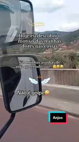 Claro que eu sou uma anja!🫣😉🤭#anjos #asas #costas 