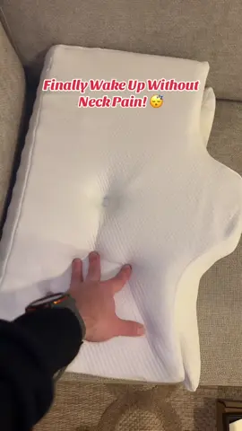 Meet the Vuteehy Cervical Pillow! Ergonomic memory foam with two height options perfect for side and back sleepers. OEKO-TEX certified and machine washable. #neckpainrelief #sleepbetter #memoryfoampillow #ergonomicpillow #tiktokshopblackfriday 