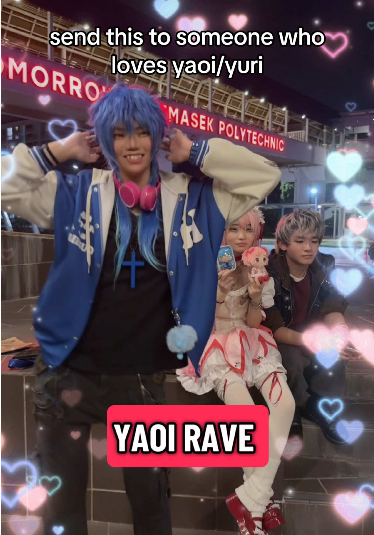 YAOI YURI RAVE TODAY!! FREE 7-10PM TICKETS IN BIO & AFTERPARTY TICKETS ALMOST SOLD OUT !!! #yaoi #yuri #rave #singapore #halloween @🐟𖤐ˊ˗  yaoi rave yuri rave dmmd aoba seragaki yaoi jesus cosplay madoka magica cosplay yuri jesus anime party cosplay rave halloween party singapore halloween costume tp design halloween why tp temasek poly rave tp rave tp halloween 